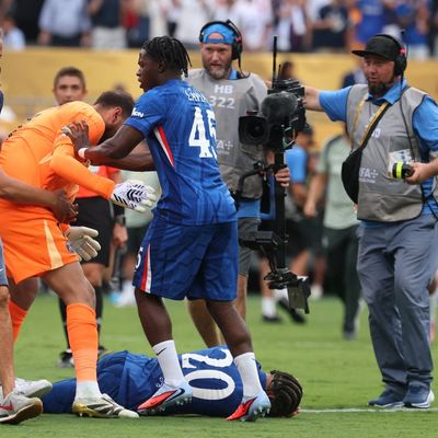 Luis Enrique explains angry Joao Pedro clash after Chelsea shock PSG in Club World Cup final