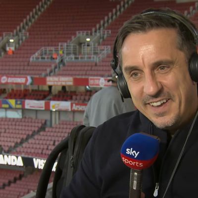 Arsenal: Gary Neville gives damning assessment of Mikel Arteta's title belief and 'one-trick pony' tactics