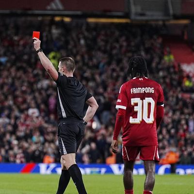 Liverpool boss Arne Slot fumes at Hugo Ekitike over ‘stupid’ red card
